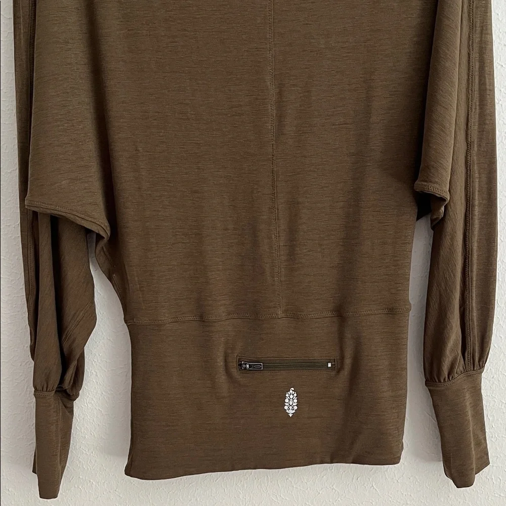 FP movement olive green Women's Top, size XS - Picture 5 of 10